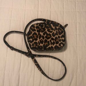 Jcrew Leopard crossbody bag